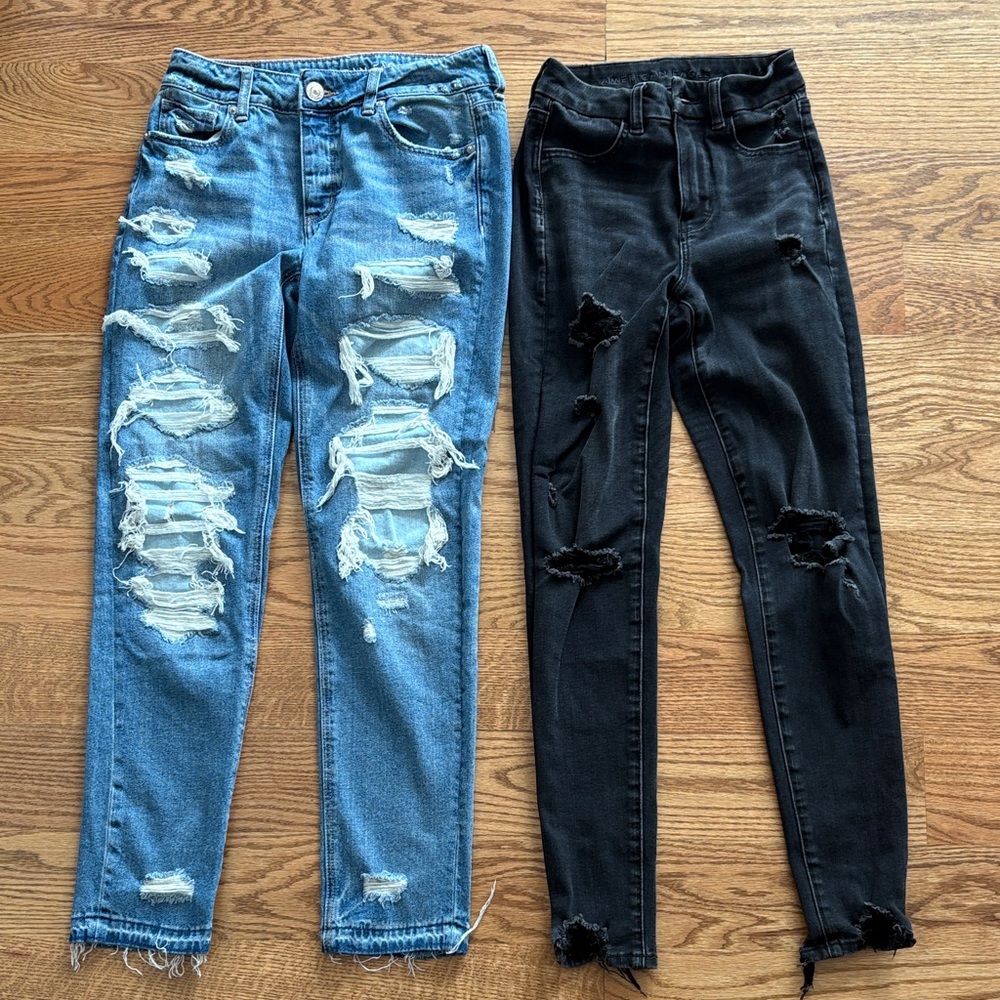 American Eagle Dream and Tomgirl Jeans -0/00 BOGO!